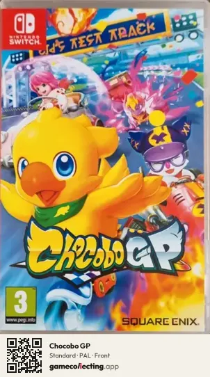 Chocobo GP Nintendo Switch, PAL box front