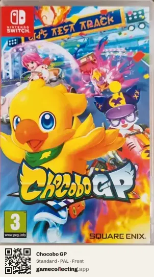 Chocobo GP Nintendo Switch, PAL box front