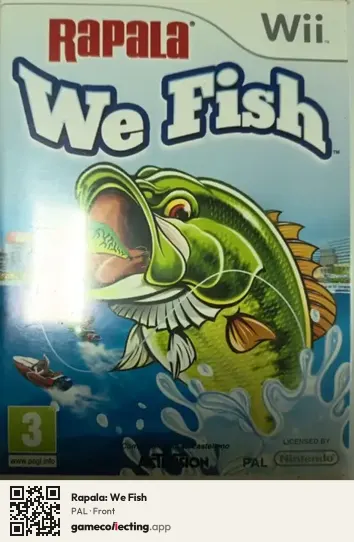 Rapala: We Fish Nintendo Wii, PAL box front