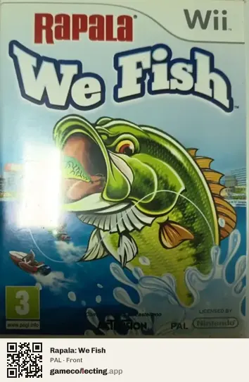 Rapala: We Fish Nintendo Wii, PAL box front