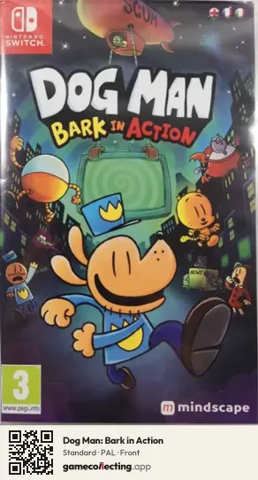 Dog Man: Bark in Action Nintendo Switch, PAL box front
