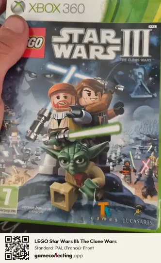 LEGO Star Wars III: The Clone Wars Xbox 360, France box front
