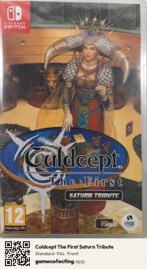 Culdcept The First Saturn Tribute Nintendo Switch, PAL box front