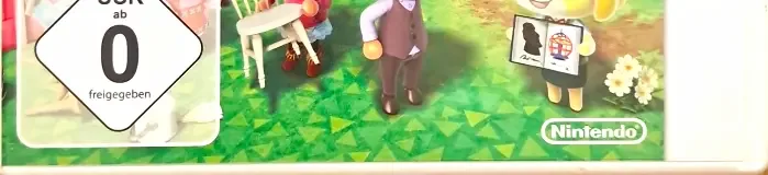 Animal Crossing: New Leaf, the USK square on its front