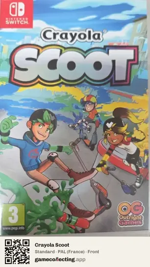 Crayola Scoot Nintendo Switch, France box front