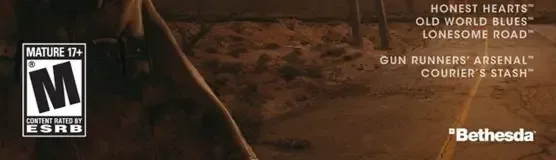 Fallout: New Vegas, the ESRB box on its front