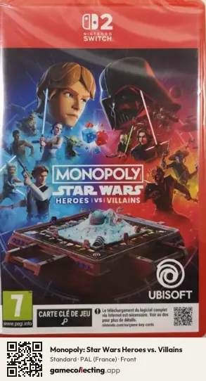 Monopoly: Star Wars Heroes vs. Villains Nintendo Switch 2, France box front