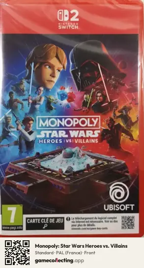 Monopoly: Star Wars Heroes vs. Villains Nintendo Switch 2, France box front