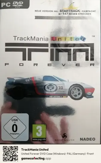 TrackMania United Computer, Germany box front