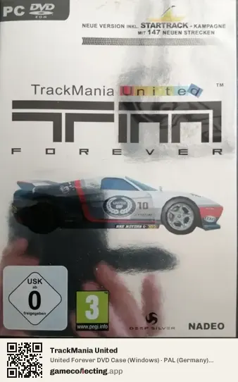 TrackMania United Computer, Germany box front