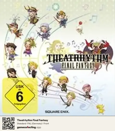 Theatrhythm Final Fantasy Nintendo 3DS, Germany box front
