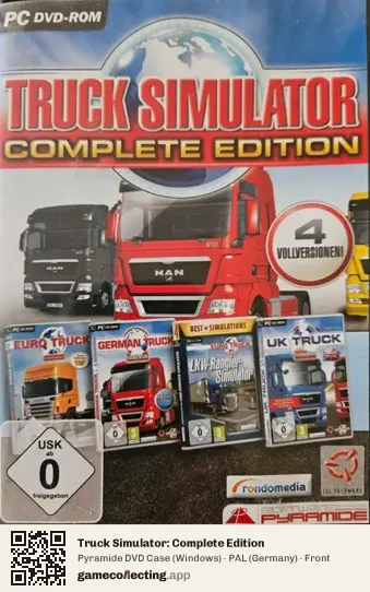 Truck Simulator: Complete Edition Computer, Germany box front