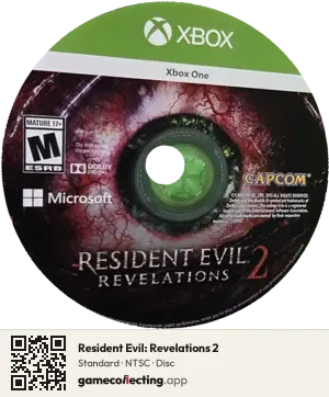 Resident Evil: Revelations 2 Xbox One, NTSC disc