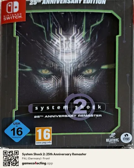 System Shock 2: 25th Anniversary Remaster Nintendo Switch, Germany box front
