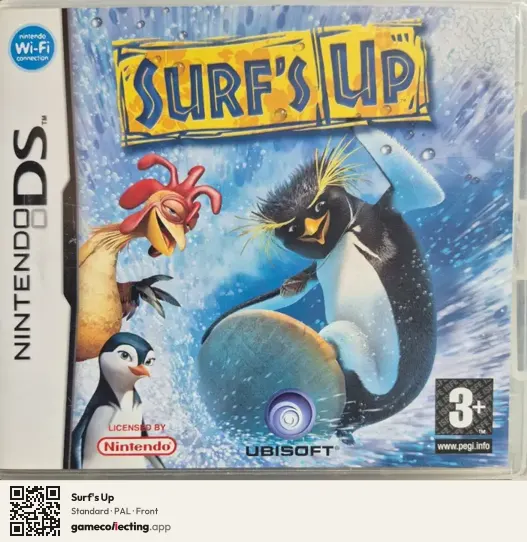 Surf's Up Nintendo DS, PAL box front