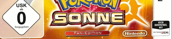 Pokémon Ultra Sun / Pokémon Ultra Moon, the USK square on its front