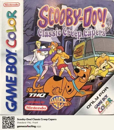Scooby-Doo! Classic Creep Capers Game Boy Color, PAL box front