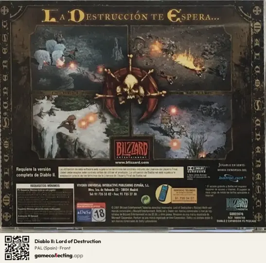 Diablo II: Lord of Destruction Computer, Spain box front