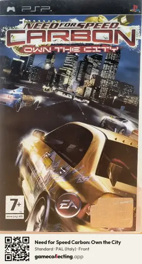Need for Speed Carbon: Own the City PlayStation Portable, Italy box front