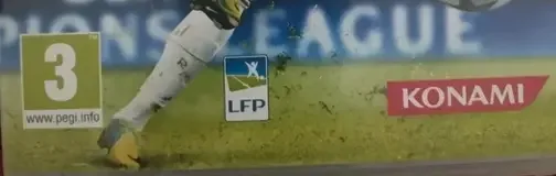 Pro Evolution Soccer 2012, the PEGI square on its front