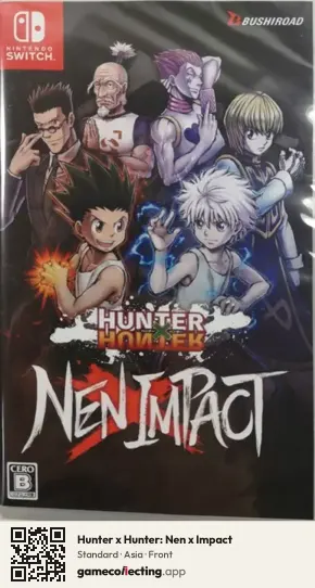 Hunter x Hunter: Nen x Impact Nintendo Switch, Asia box front