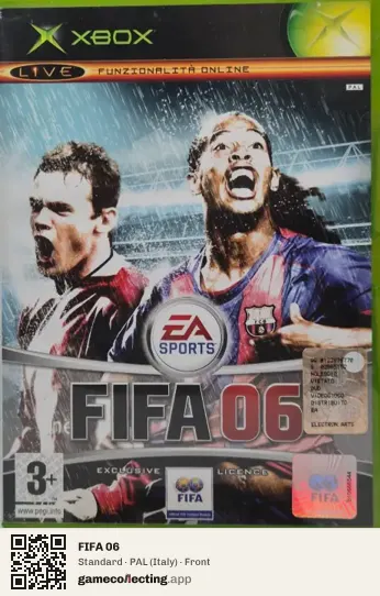 FIFA 06 Xbox, Italy box front