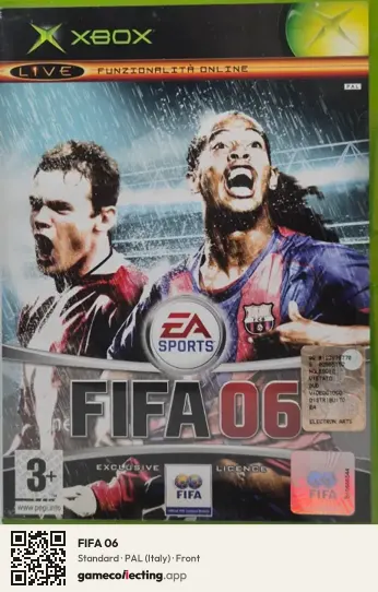FIFA 06 Xbox, Italy box front