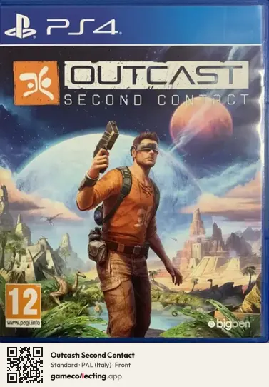 Outcast: Second Contact PlayStation 4, Italy box front