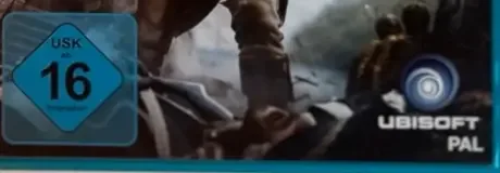 Assassin's Creed IV: Black Flag, the USK square on its front