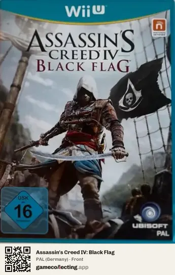 Assassin's Creed IV: Black Flag Nintendo Wii U, Germany box front
