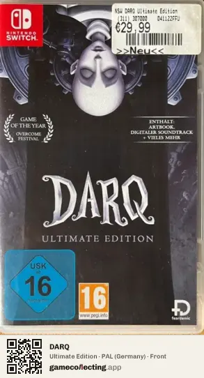 DARQ Nintendo Switch, Germany box front
