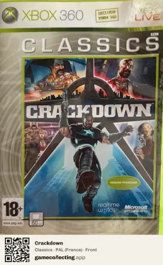 Crackdown Xbox 360, France box front