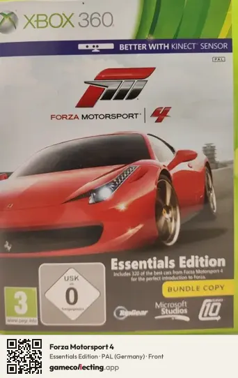 Forza Motorsport 4 Xbox 360, Germany box front