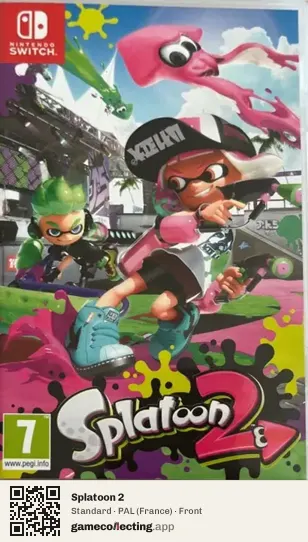 Splatoon 2 Nintendo Switch, France box front
