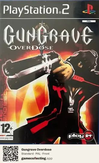 Gungrave Overdose PlayStation 2, PAL box front