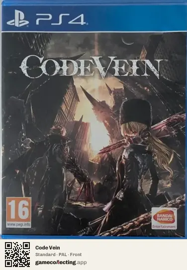 Code Vein PlayStation 4, PAL box front
