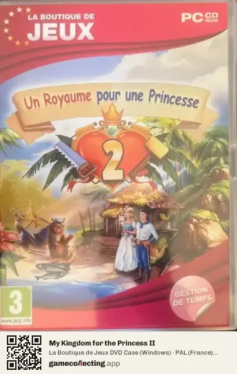 My Kingdom for the Princess II Computer, France box front