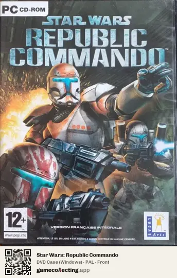Star Wars: Republic Commando Computer, PAL box front