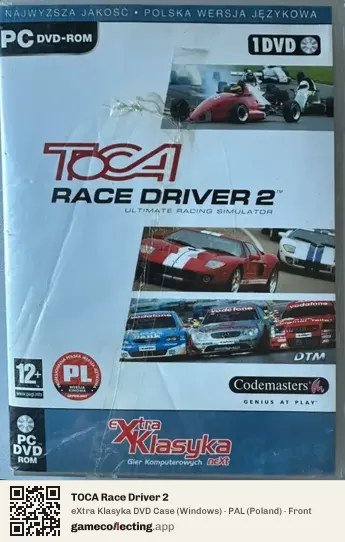 TOCA Race Driver 2 Computer, Poland box front