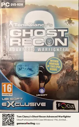 Tom Clancy's Ghost Recon Advanced Warfighter Computer, United Kingdom box front