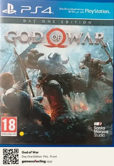 God of War PlayStation 4, PAL box front