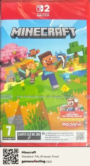 Minecraft Nintendo Switch 2, France box front