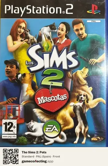 The Sims 2: Pets PlayStation 2, Spain box front