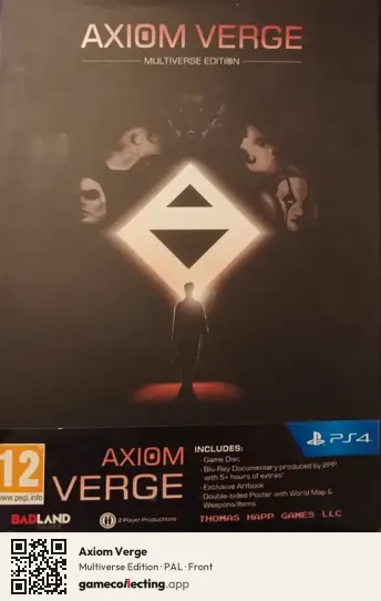 Axiom Verge PlayStation 4, PAL box front