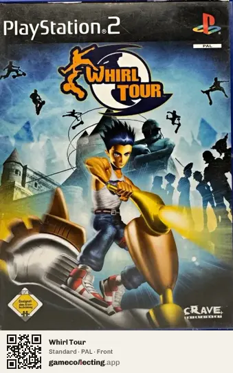 Whirl Tour PlayStation 2, PAL box front