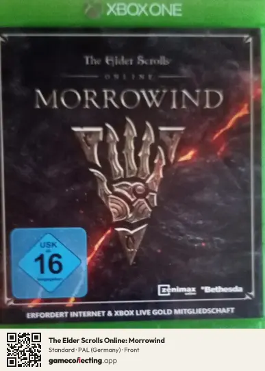 The Elder Scrolls Online: Morrowind Xbox One, Germany box front