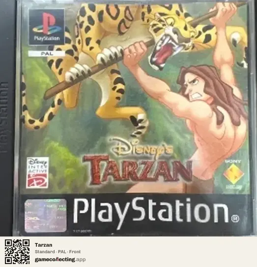 Tarzan PlayStation, PAL box front