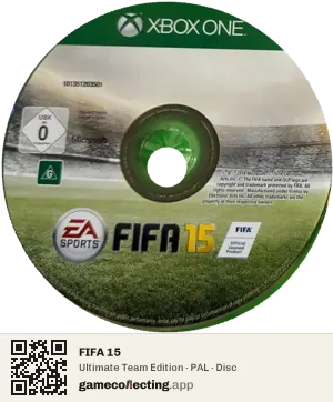 FIFA 15 Xbox One, PAL disc