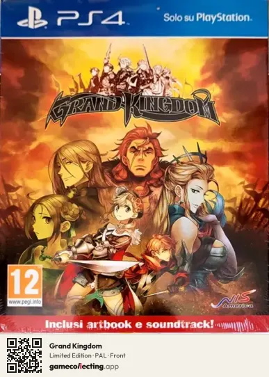 Grand Kingdom PlayStation 4, PAL box front