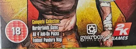 Borderlands, the Australian classification mark on its front